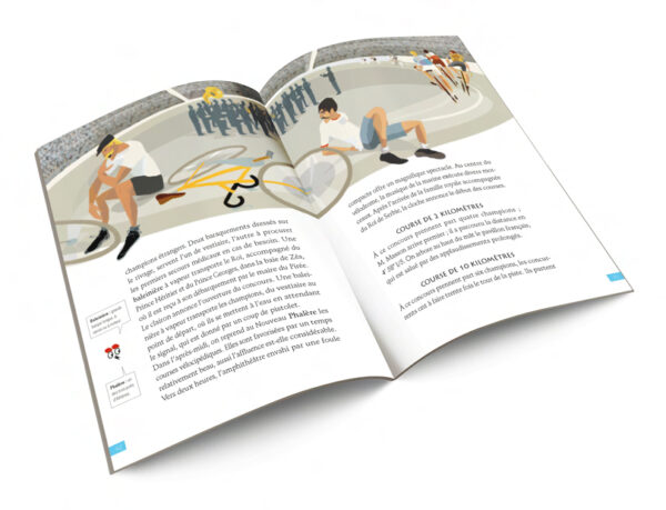 texte premiers jeux olympiques, Pierre de Coubertin, Jacques Guillet, magazine lecture enfants