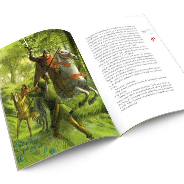 illustrations Eloise Scherrer pour Robin des Bois Alexandre Dumas TetrasLire n86