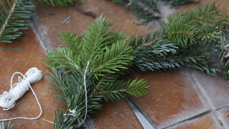 Une couronne de l’Avent très nature !