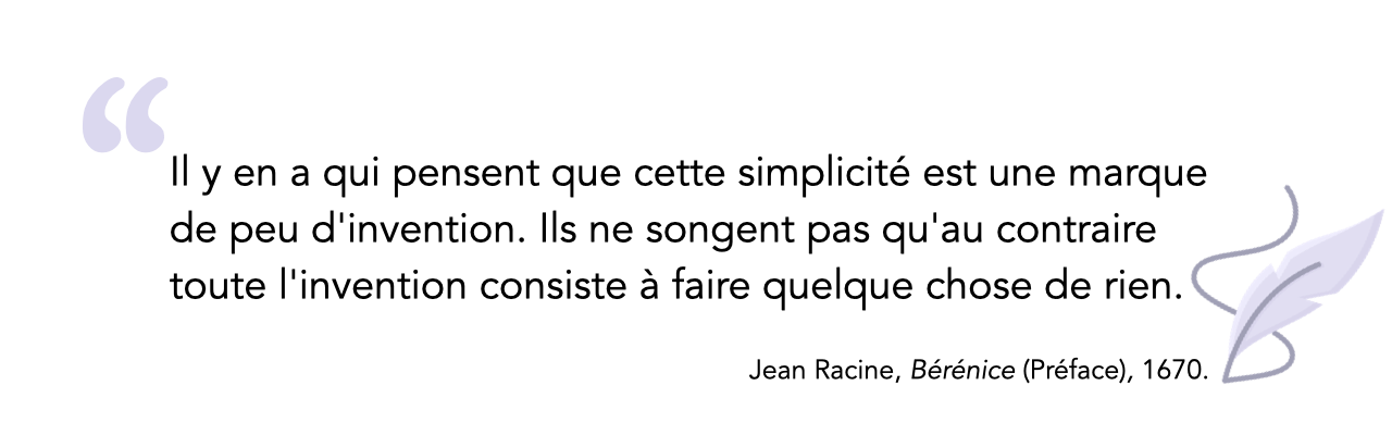 SGANARELLE  […] moi, je touche au but du premier coup, et je vous apprends que votre fille est muette.<br />
GÉRONTE Oui, mais je voudrais bien que vous me pussiez dire d’où cela vient.<br />
SGANARELLE Il n’est rien plus aisé. Cela vient de ce qu’elle a perdu la parole. (Molière, Le Médecin malgré lui)