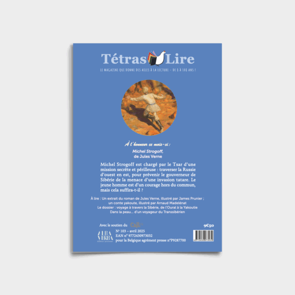 TétrasLire n°103 - Michel Strogoff de Jules Verne (extrait), illustré par James Prunier