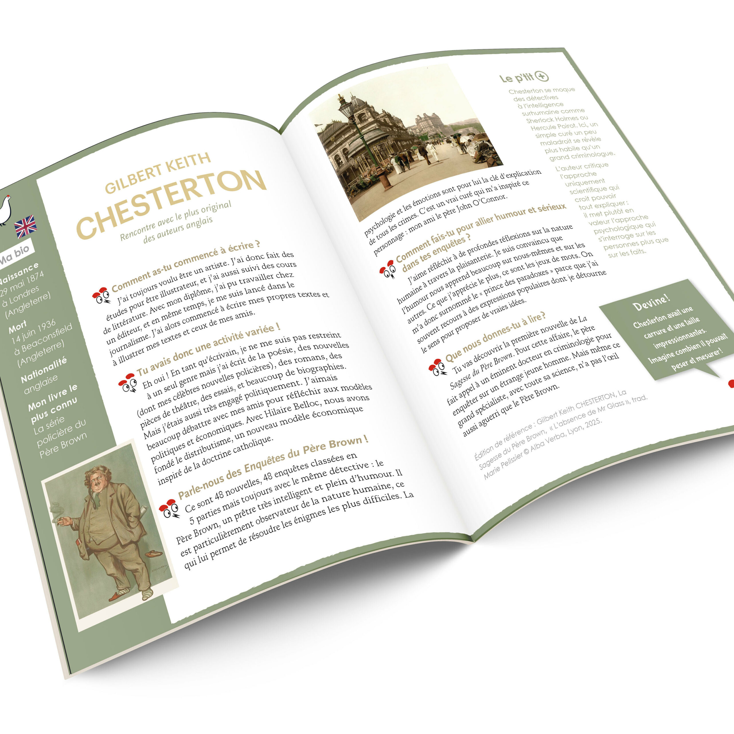 Tetraslire no 105 consacré à Chesterton. illustrations d'Eric Puybaret